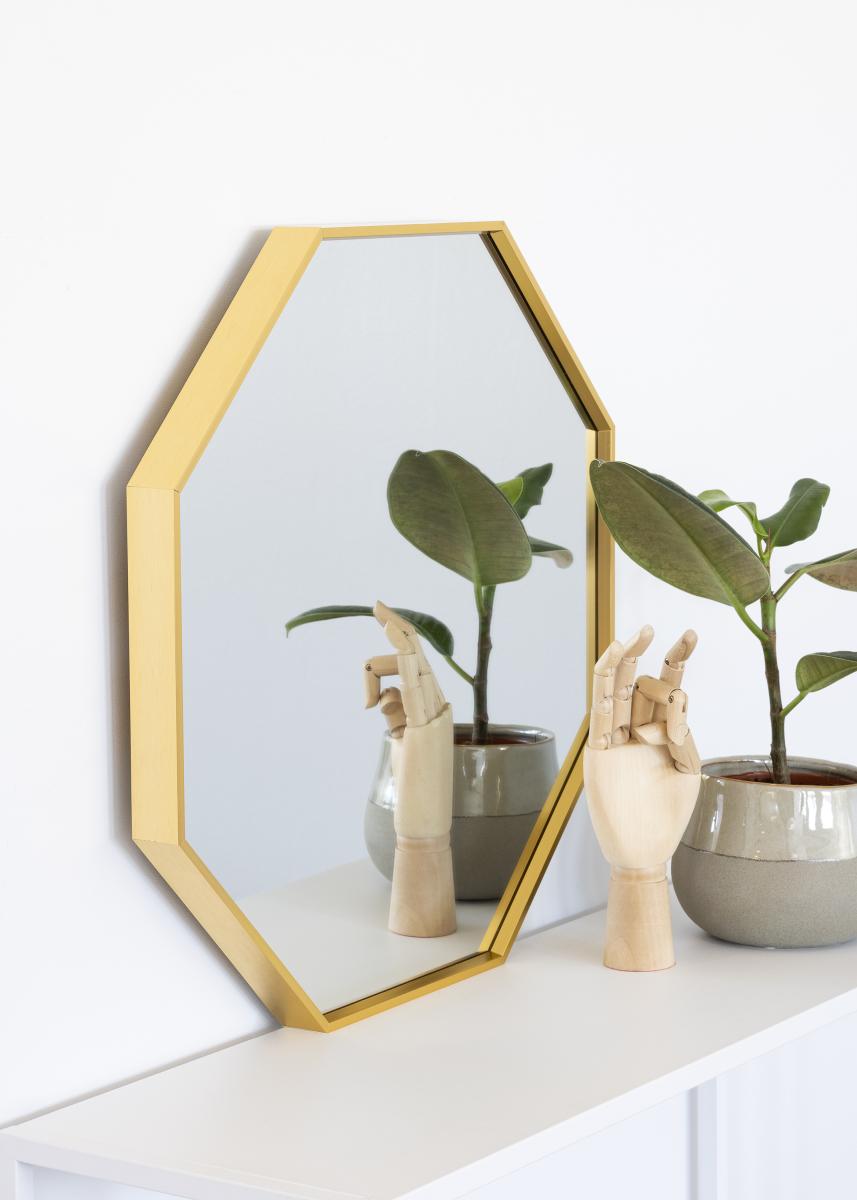 KAILA Mirror Octagon Gold 50 cm Ø