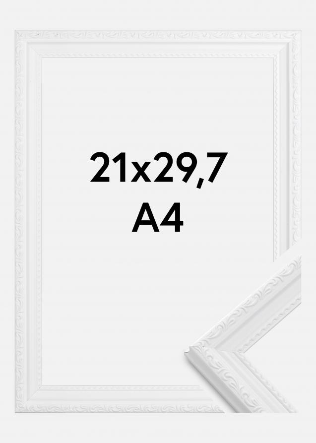 Ram Abisko Akrylglas Vit 21x29,7 cm (A4)