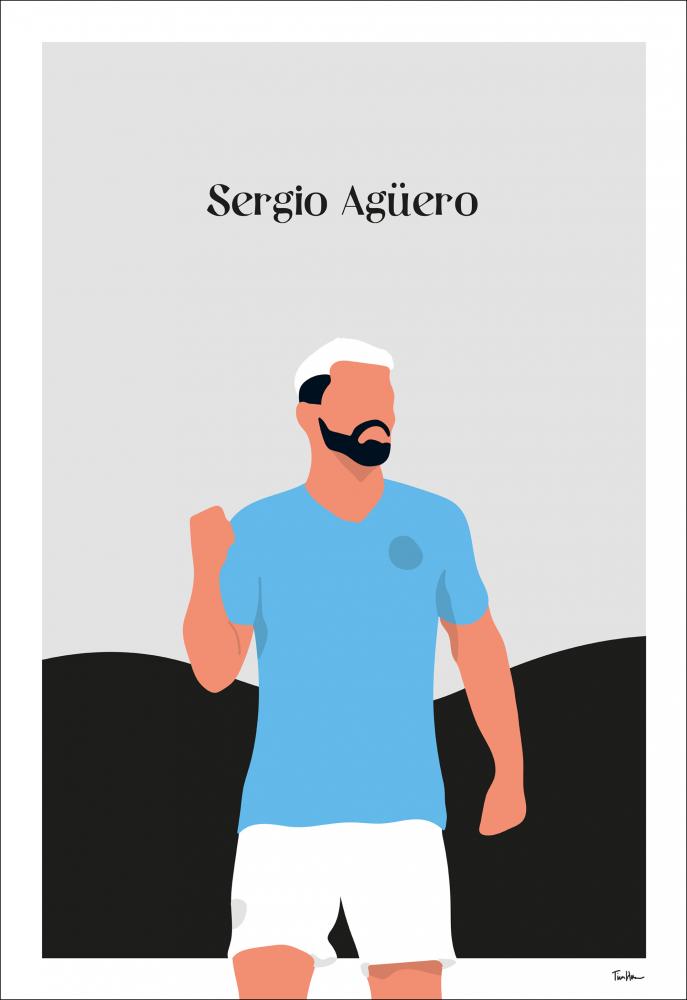 Sergio Aguero Poster