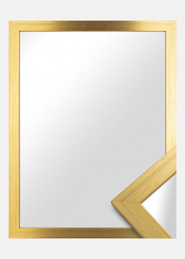 Spegel Gold Wood - Egna Mått
