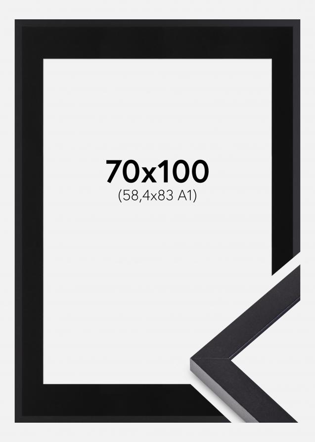 Ram Selection Svart 70x100 cm - Passepartout Svart 59,4x84 cm (A1)