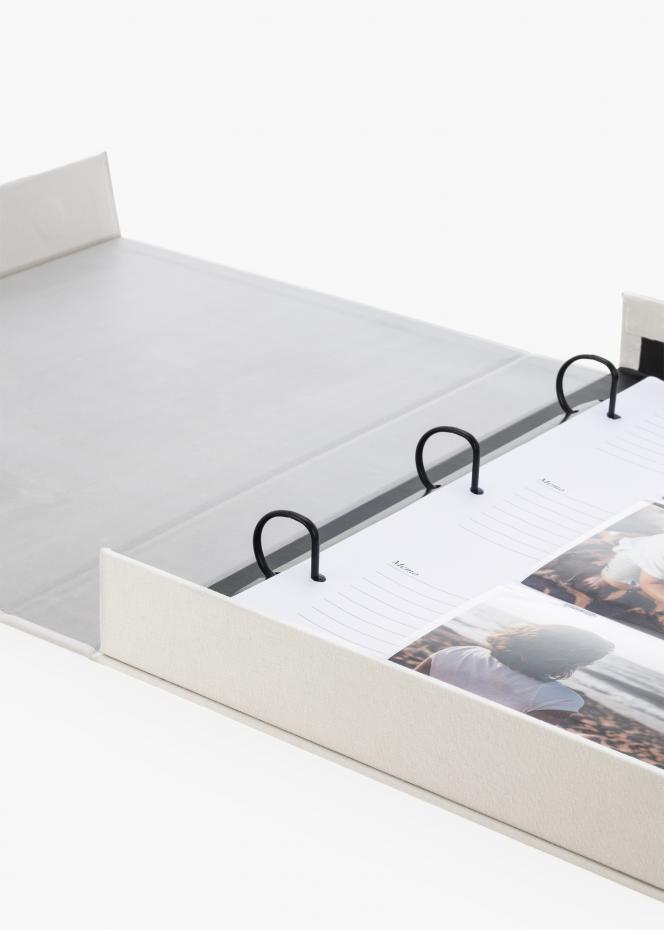 KAILA THROWBACK Warm Grey XL - Coffee Table Photo Album - 60 Bilder i 10x15 cm