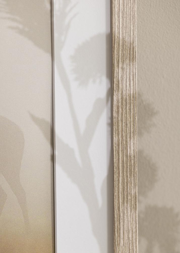 Ram Stilren Akrylglas Greige Oak 70x100 cm