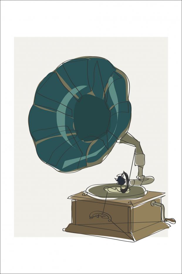 Gramophone Poster