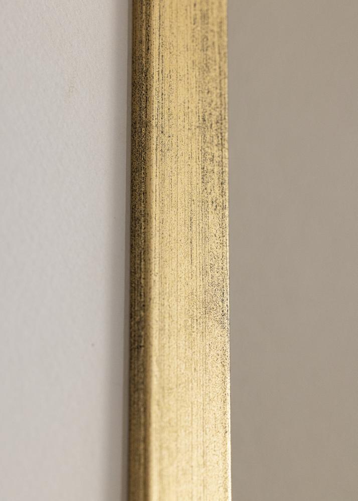 Ram Stilren Guld 30x40 cm - Passepartout Vit 21x29,7 cm (A4)