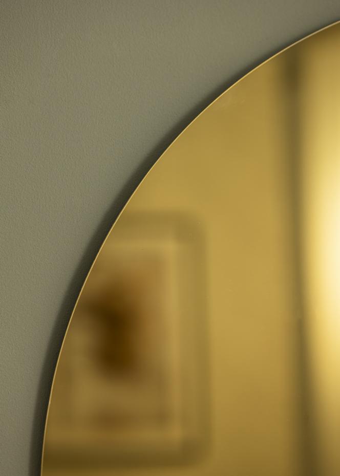 Spegel Golden Yellow 70 cm Ø