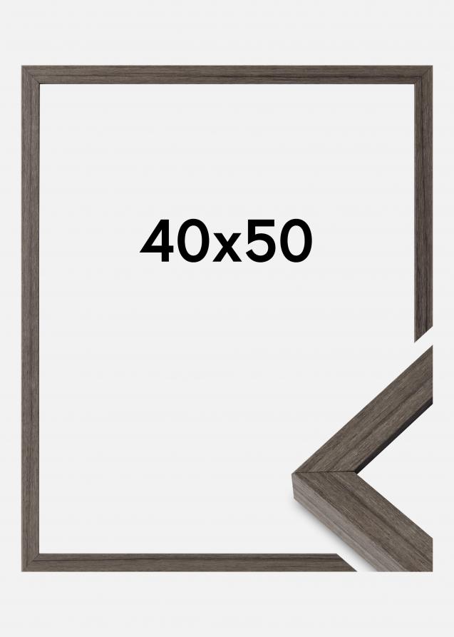Ram Hermes Akrylglas Grey Oak 40x50 cm