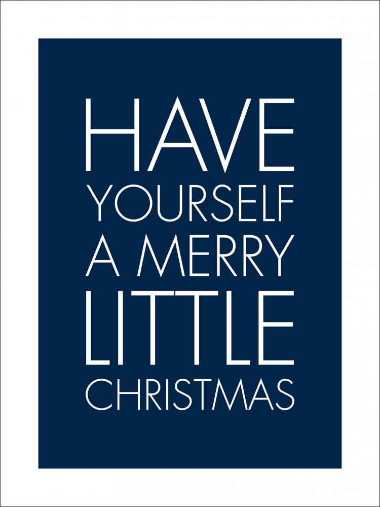 Merry Little Christmas - Bl Poster