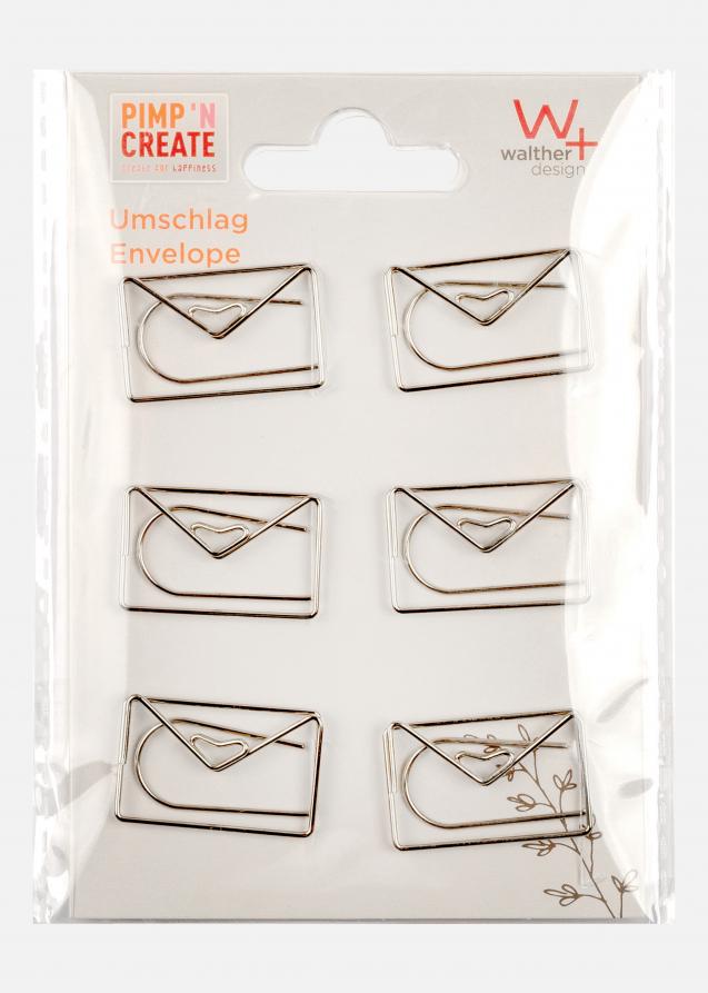 PAC Metall Paperclip Envelope Silver