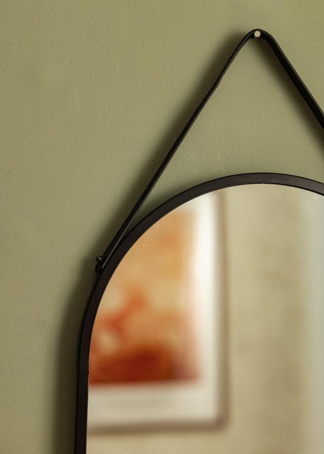 Spegel Trapani Svart 35x60 cm