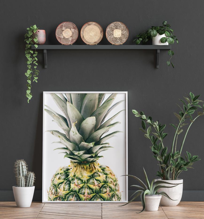 Pineapple Closeup Poster