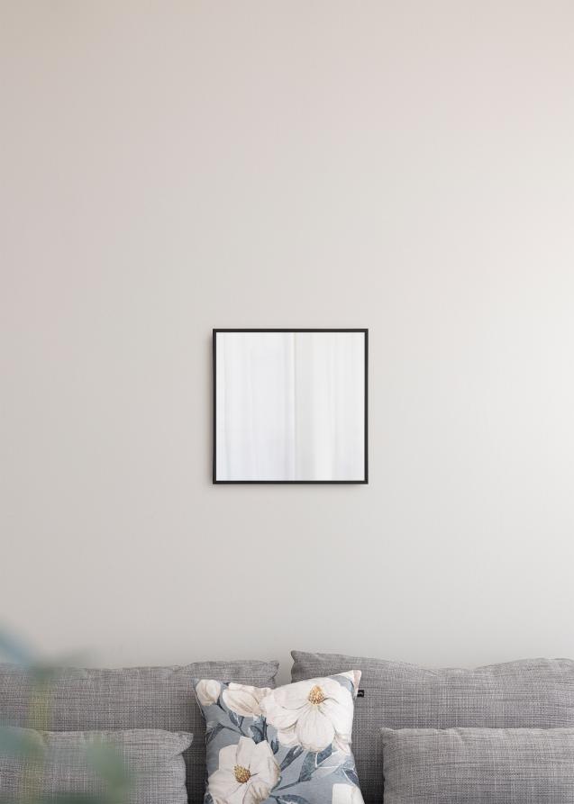 Spegel Chicago Matt Svart 41,1x41,1 cm
