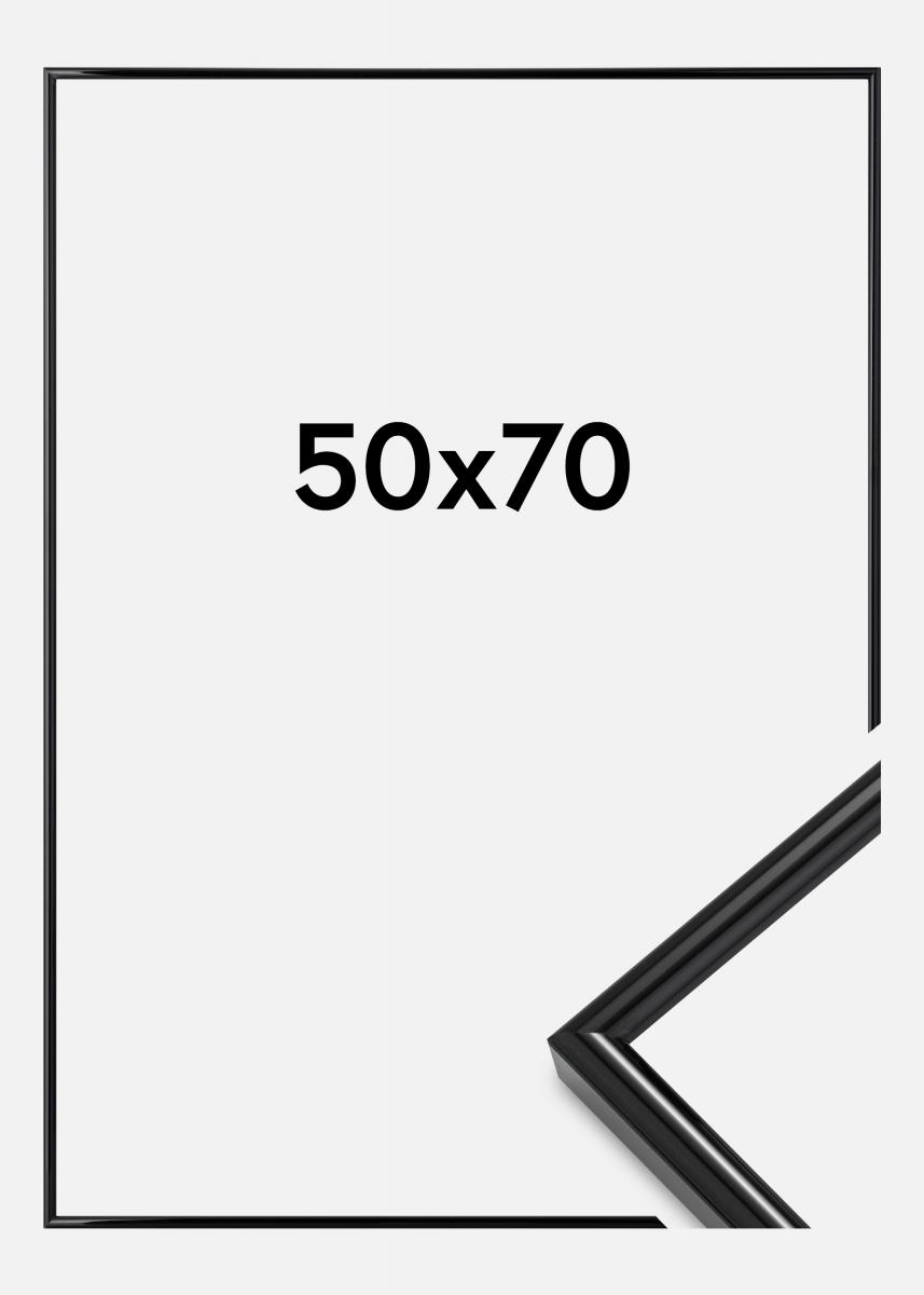 Elegant svart tavelram i 50x70 cm