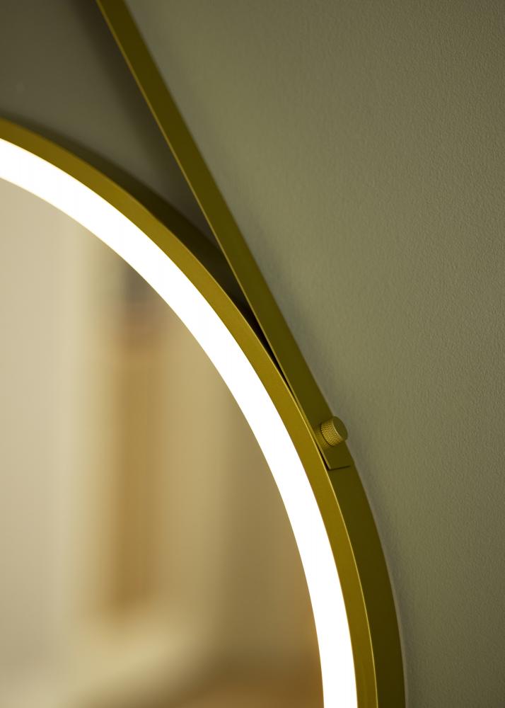 KAILA Spegel Belt LED Guld 60 cm 