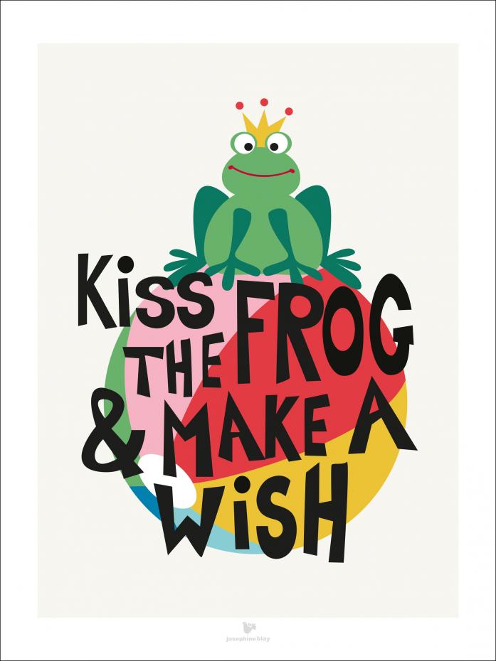 Frog - Beige Poster