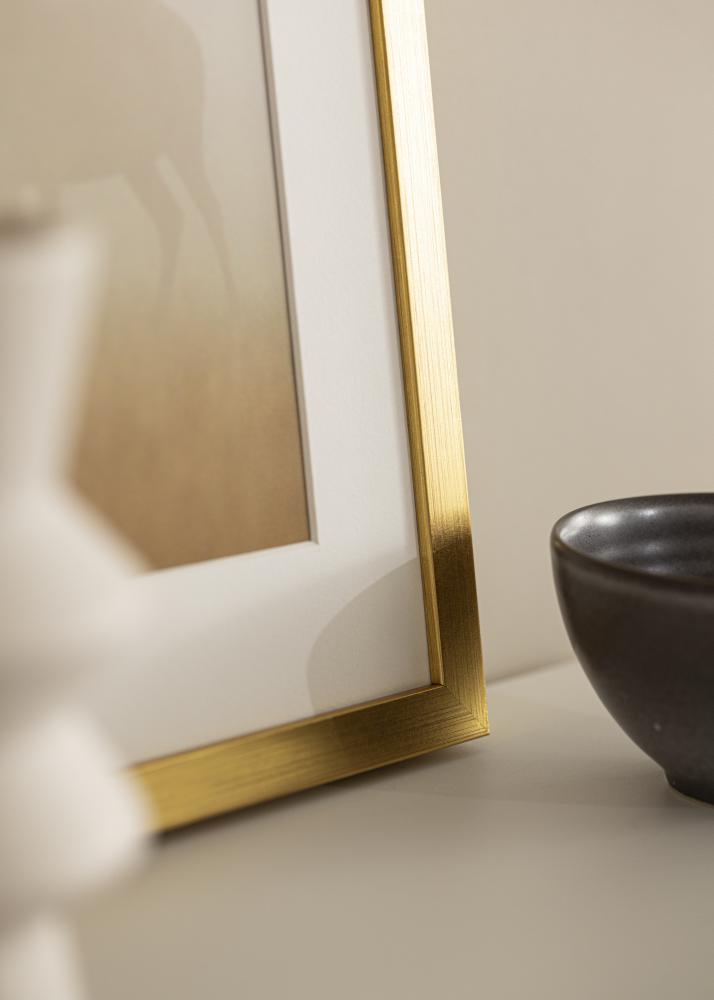 Ram Falun Akrylglas Guld 60x80 cm