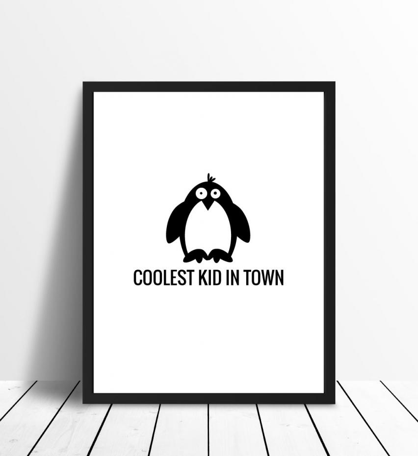 Pingvin Cool Poster