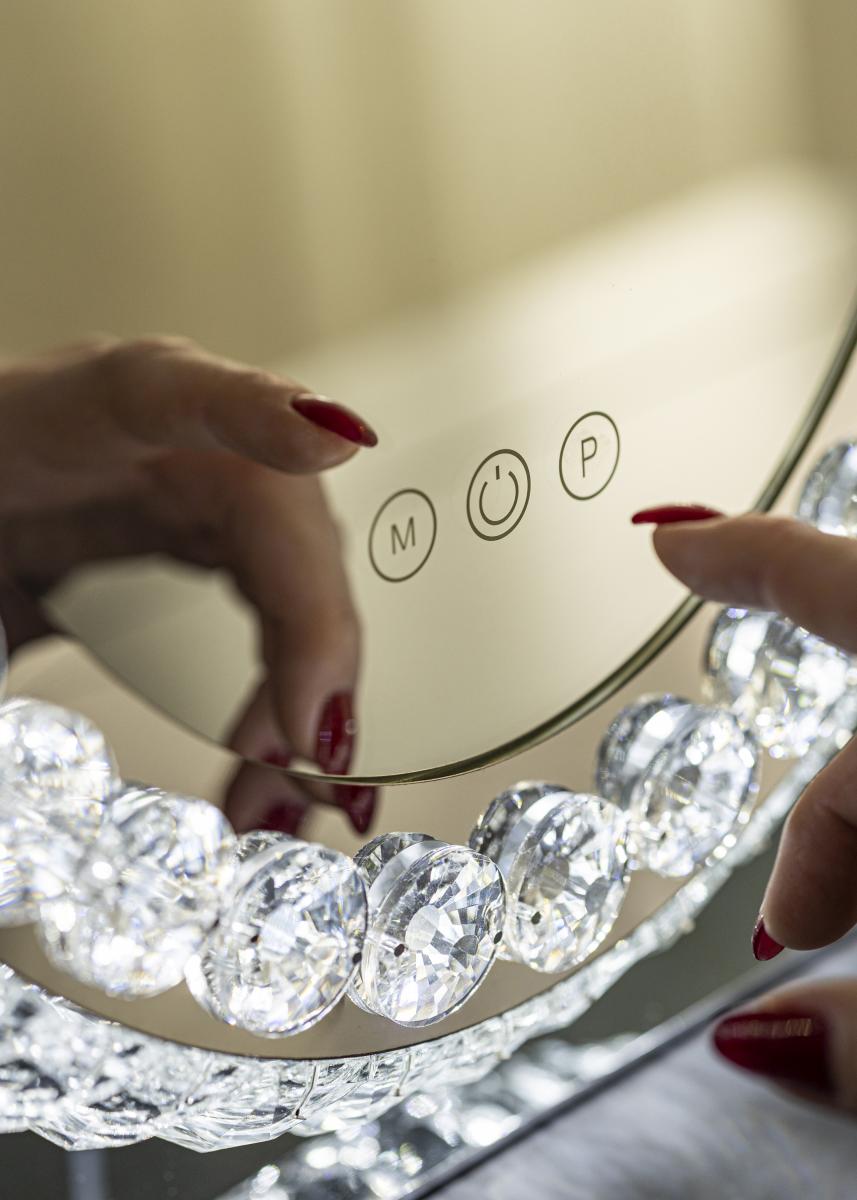 KAILA Sminkspegel Crystal LED 40x50 cm