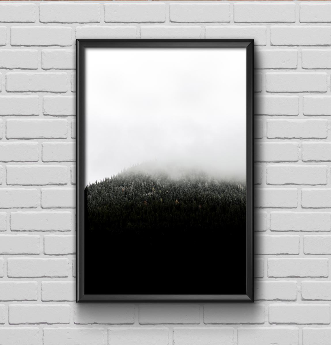 Misty mountain Poster
