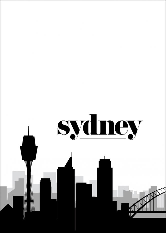 Sydney Skyline II Poster
