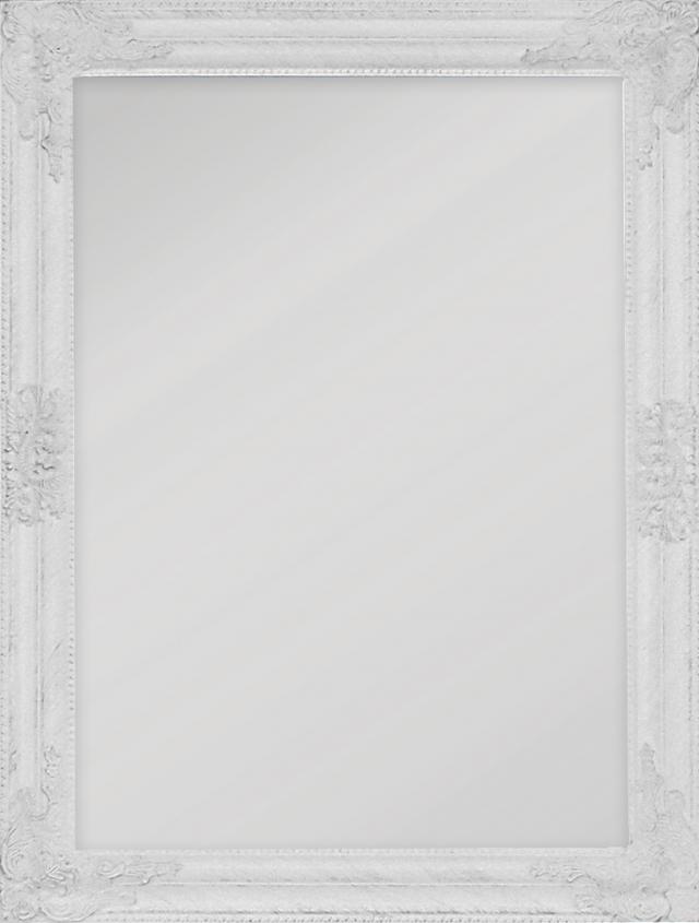 Spegel Bologna Vit 50x70 cm