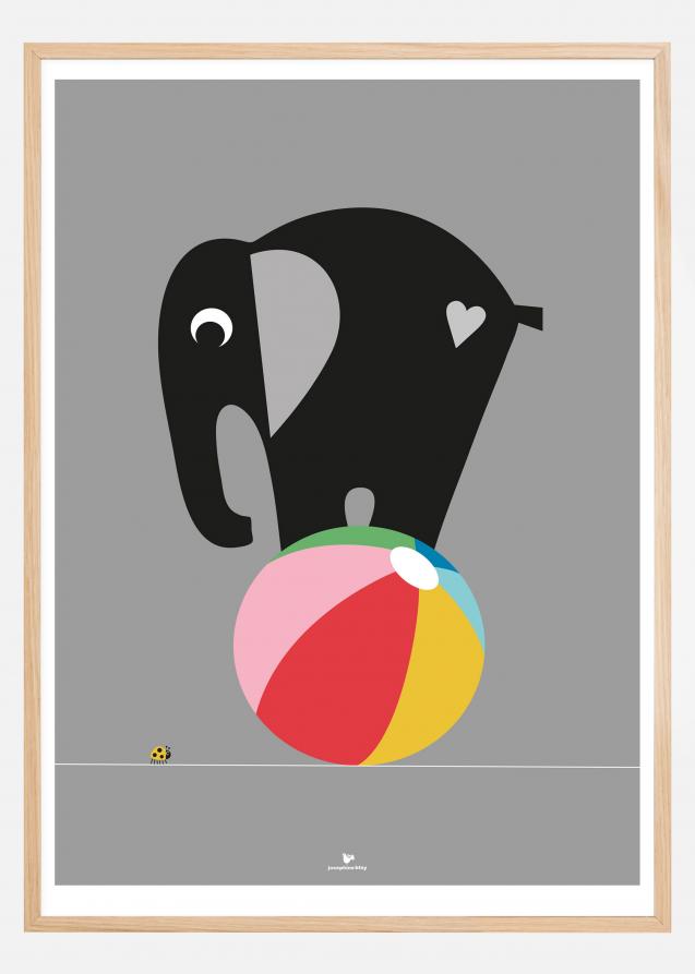 Elephant - Grey Poster