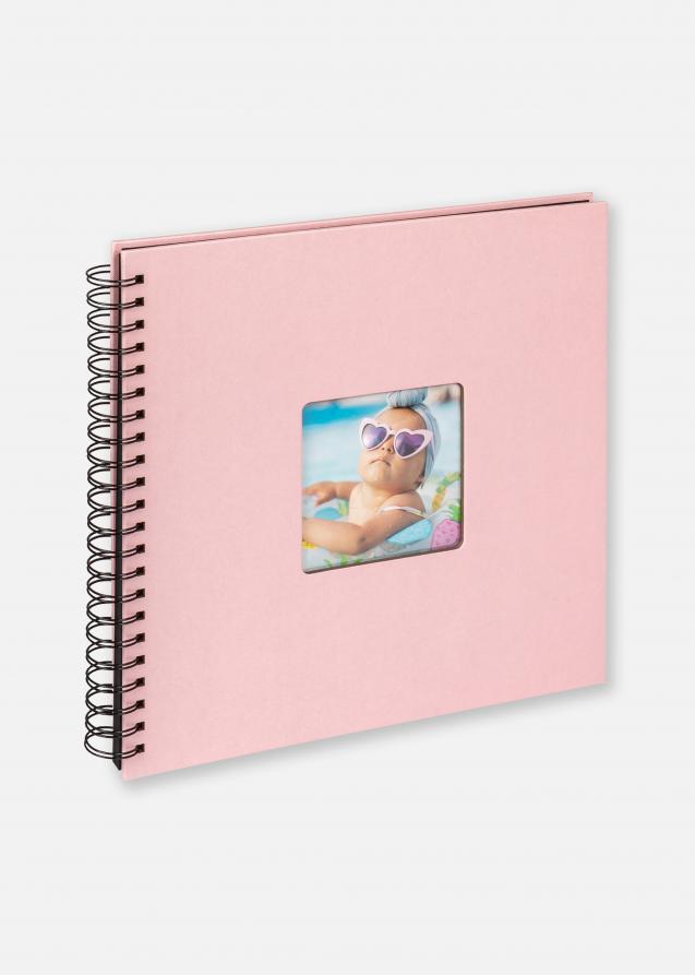 Fun Babyalbum Rosa - 30x30 cm (50 Svarta sidor/25 blad)