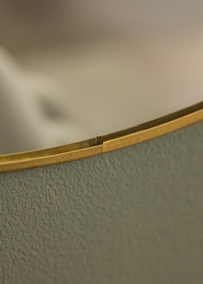 KAILA Round Mirror - Thin Brass 40 cm 