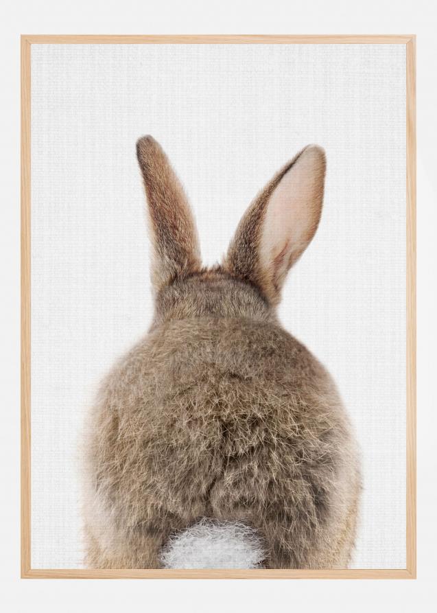 Peekaboo Bunny Tail Poster
