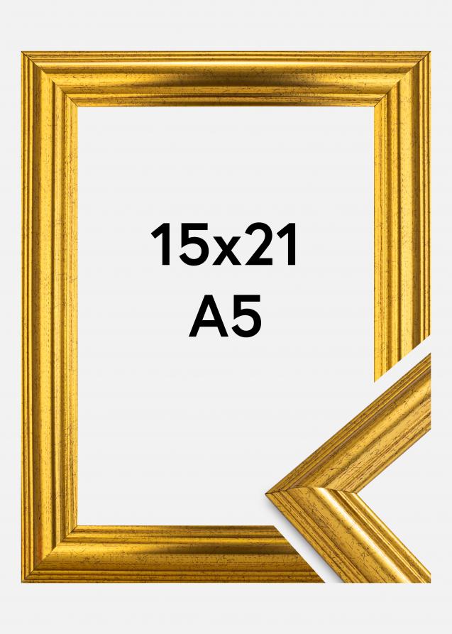 Ram Västkusten Akrylglas Guld 15x21 cm (A5)