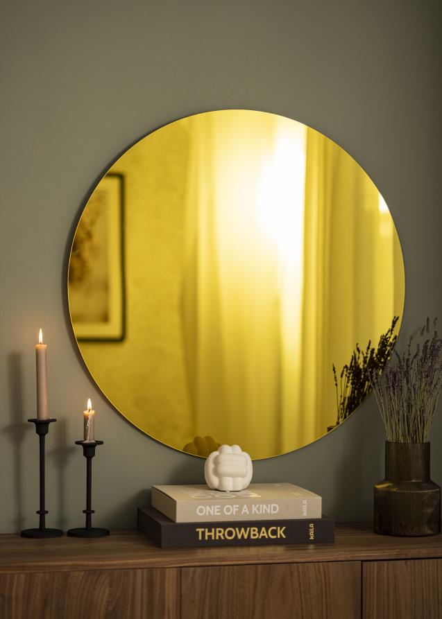 Spegel Rich Yellow 80 cm Ø