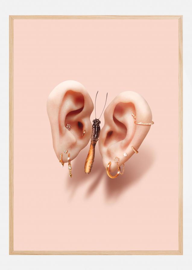 Butterfly Ears Poster