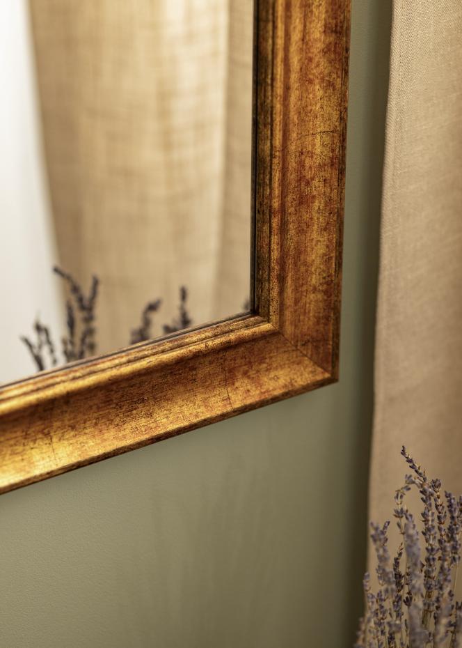 Spegel Saltsjbaden Guld 70x100 cm
