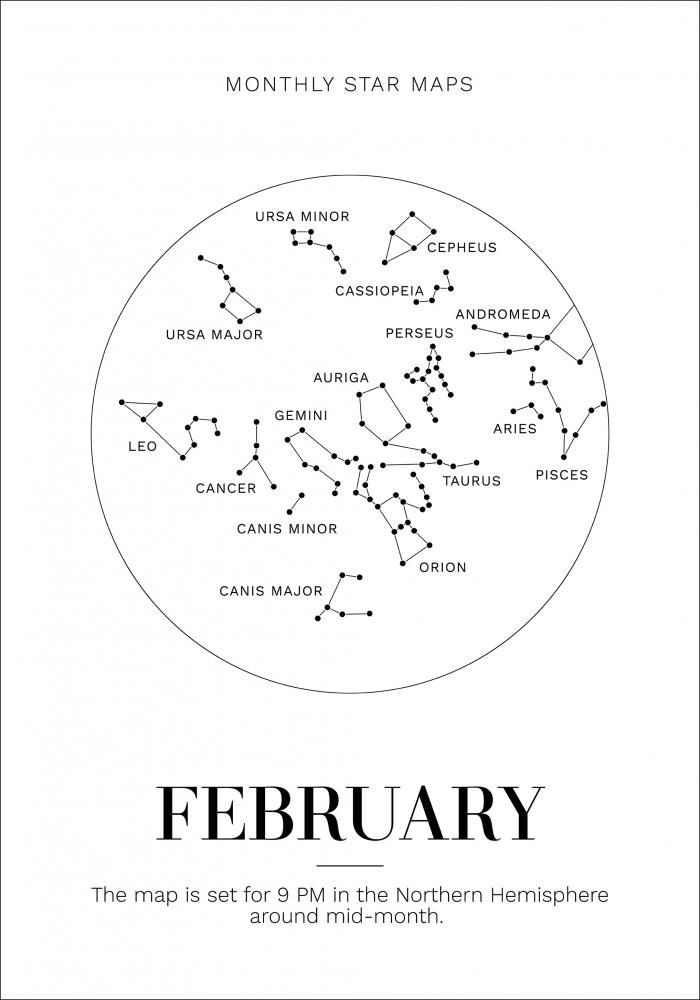 Monthly star February Poster