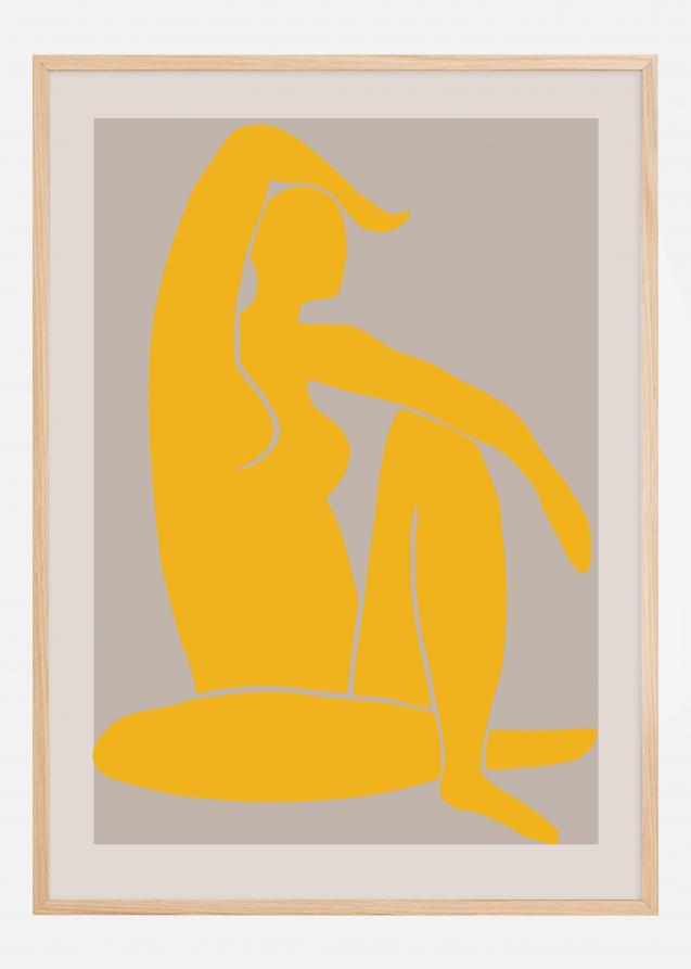 Yellow Figure Poster