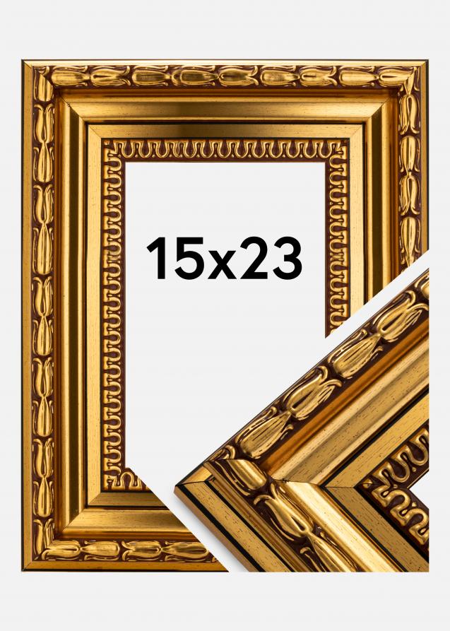 Ram Birka Premium Guld 15x23 cm