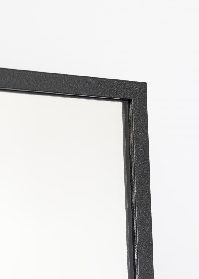 Spegel View by Lassen Svart 56x56 cm