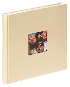 Fun Album Creme - 26x25 cm (40 Vita sidor / 20 blad)
