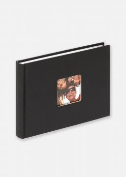 Fun Album Svart - 22x16 cm (40 Vita sidor / 20 blad)