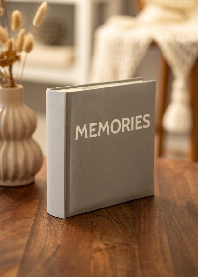 Memories Linen Album Mörkgrå - 200 bilder i 10x15 cm