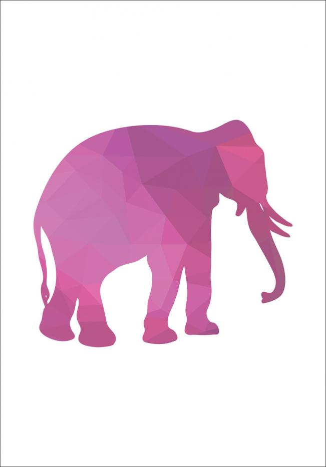 Rosa Elefant Poster