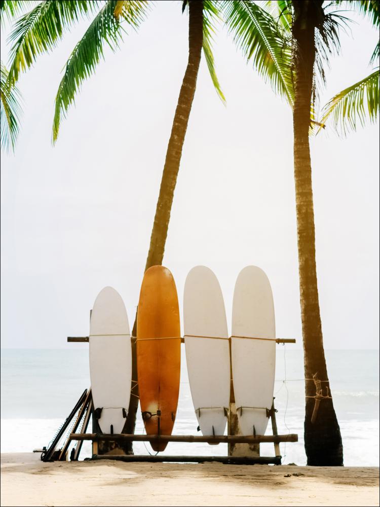 Surf Boards 30x40 cm Poster