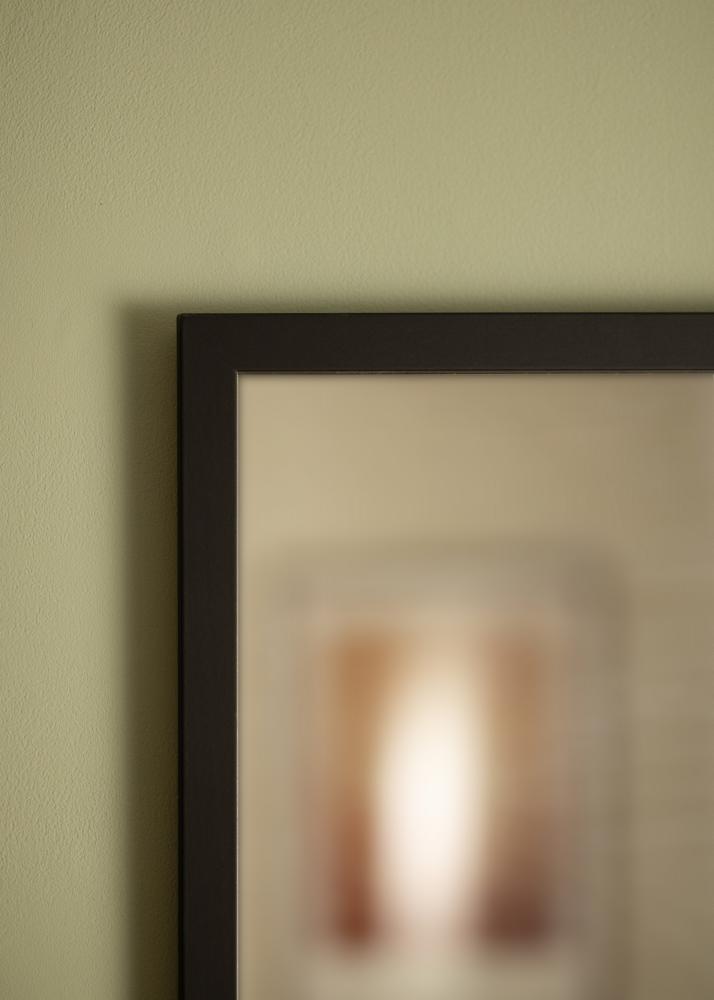 Spegel Black Wood 70x100 cm
