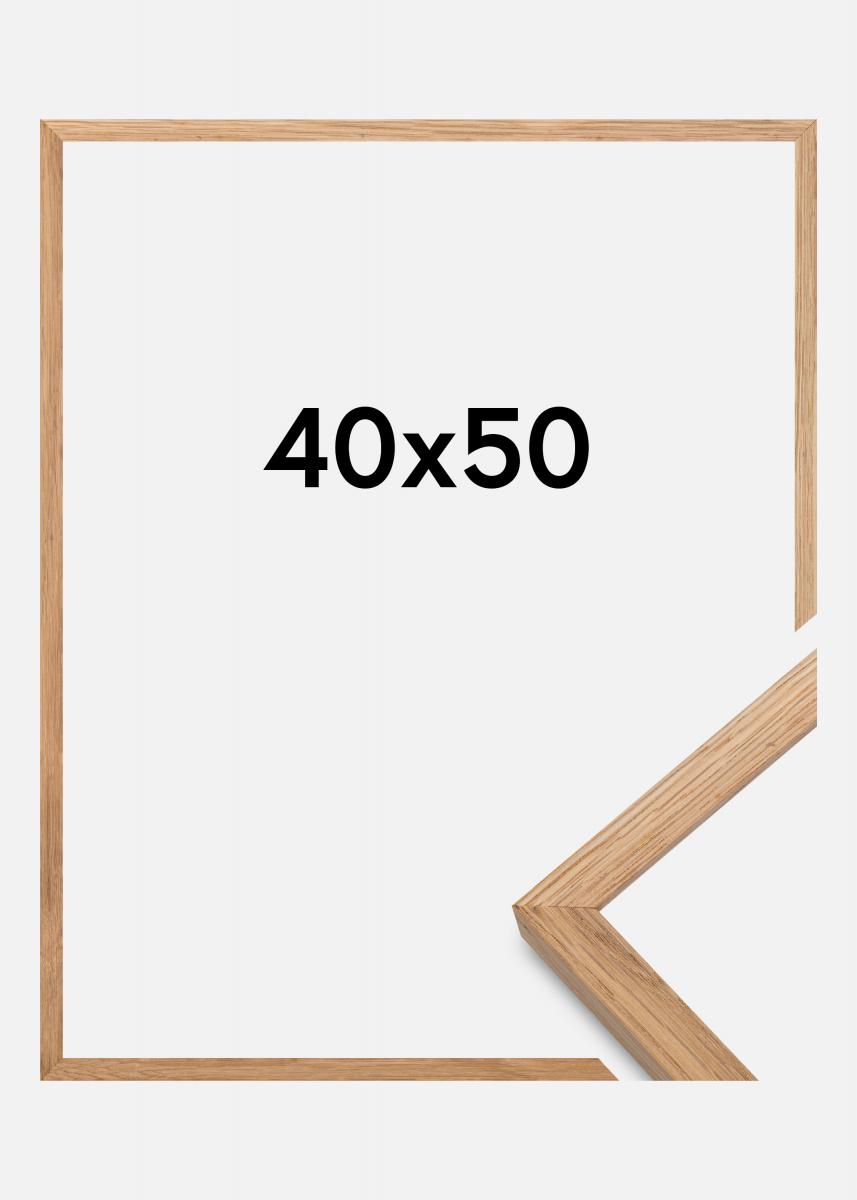 Äkta ekram i 40x50 cm med plexiglas