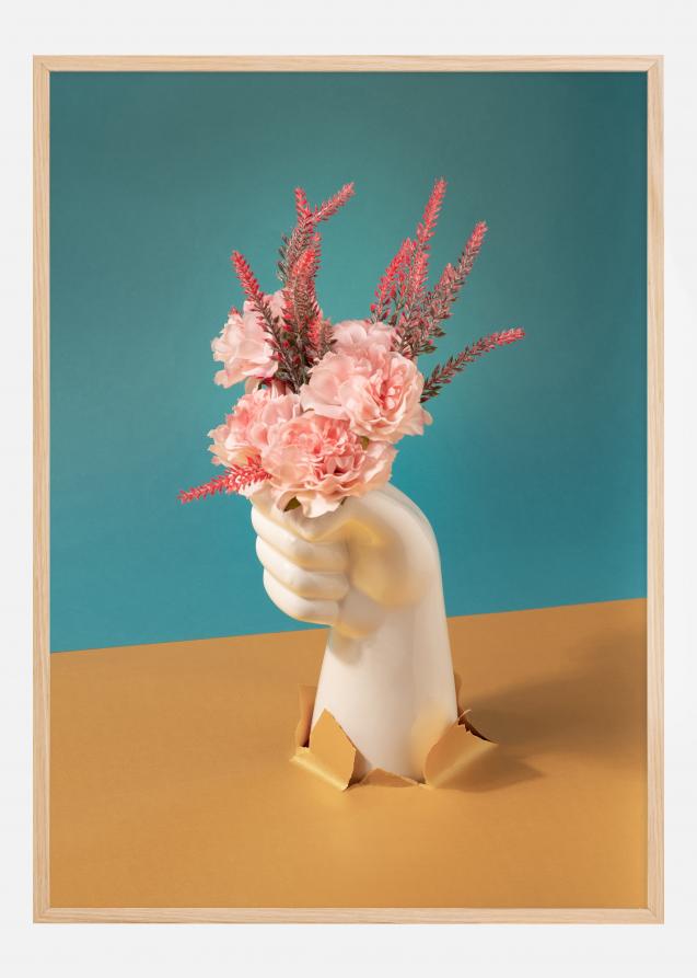 The Hand-Vase Poster