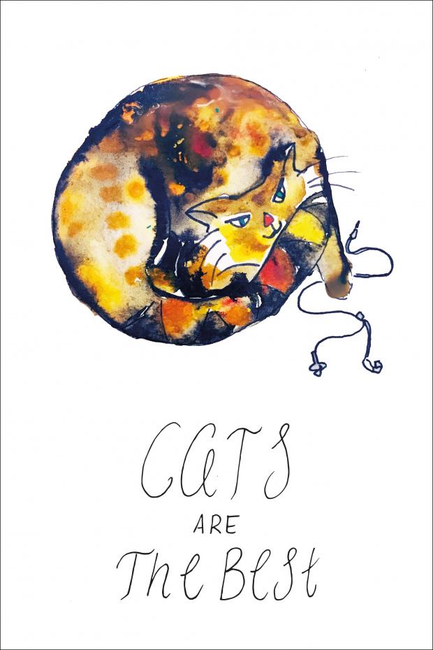 Cats are the best Poster