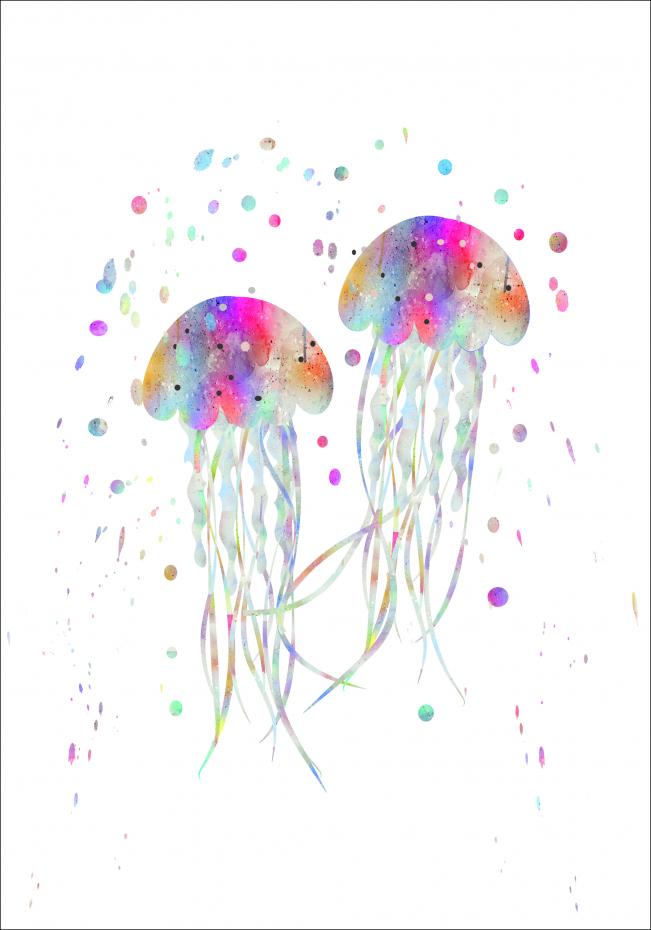 Jellyfishes stingers Poster