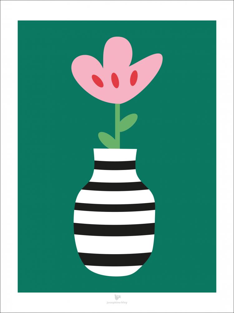 Flower - Green Poster