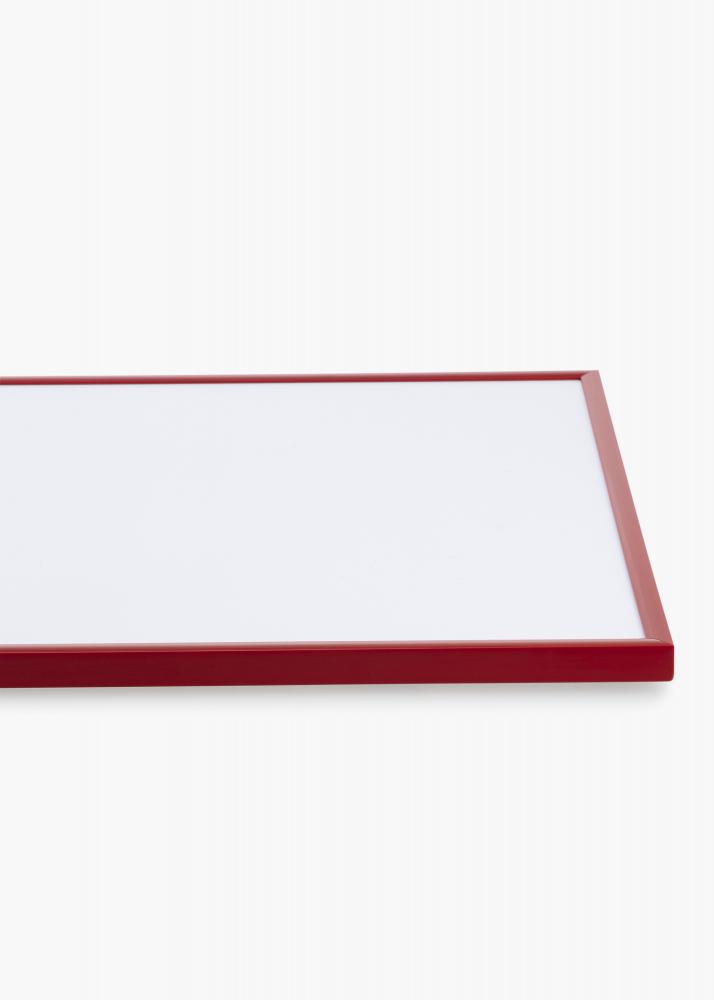 Ram New Lifestyle Medium Red 70x100 cm - Passepartout Svart 59,4x84 cm (A1)