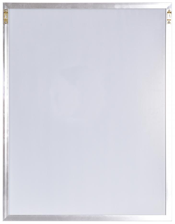 Spegel Chrome Silver Aluminium Wall 56x72 cm